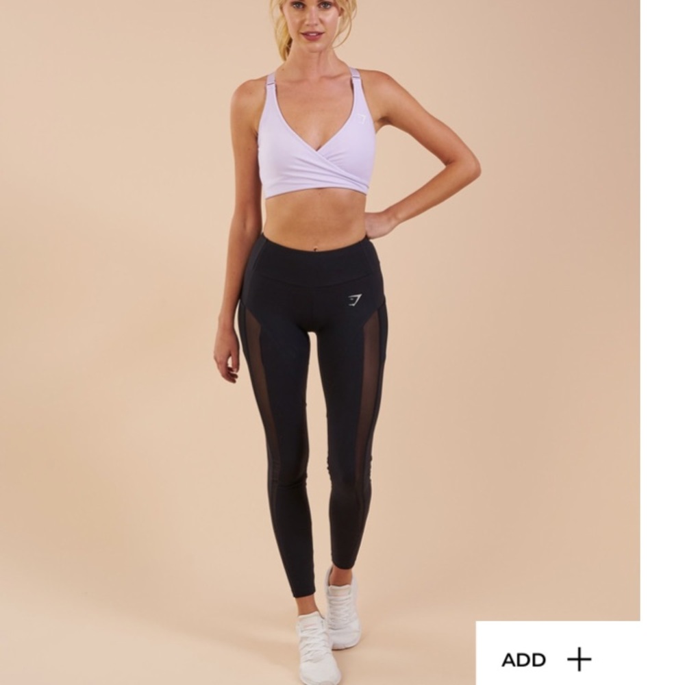 Gymshark sleek aspire legging- black size M